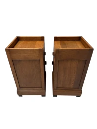 Two Art Deco Modernist Nightstands or Bedside Tables, 1920s